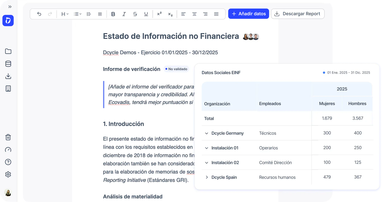 Añade en tu EINF la visualización que tu quieras