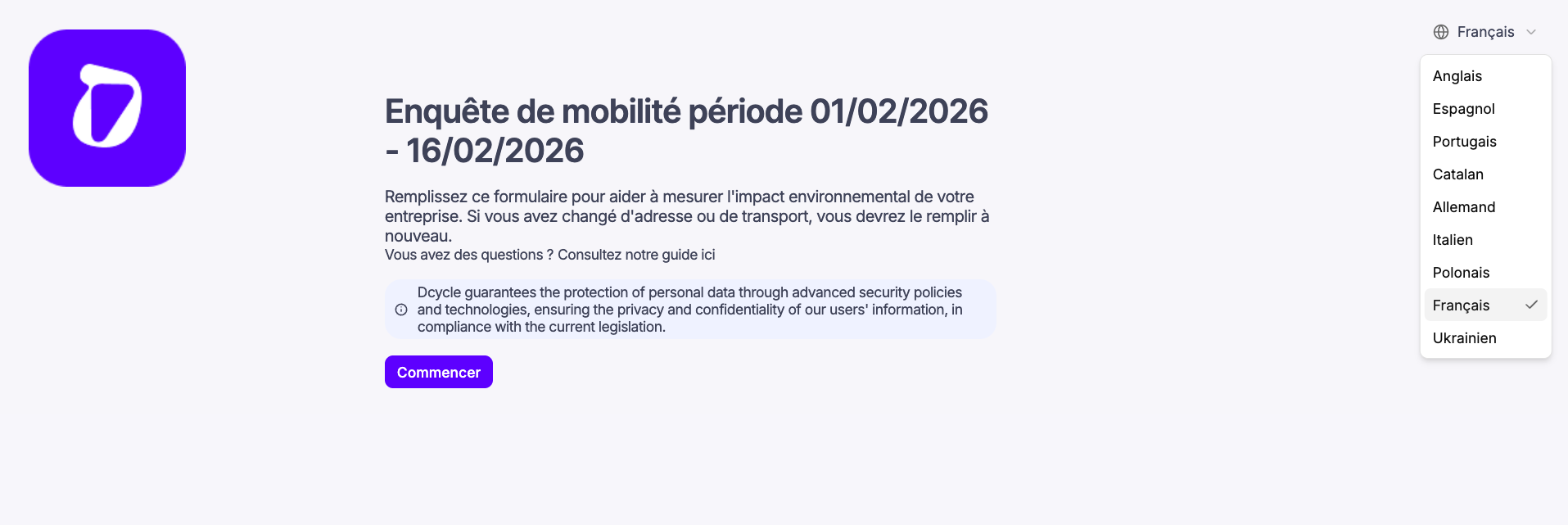 Encuestas de movilidad en francés, ucraniano y polaco