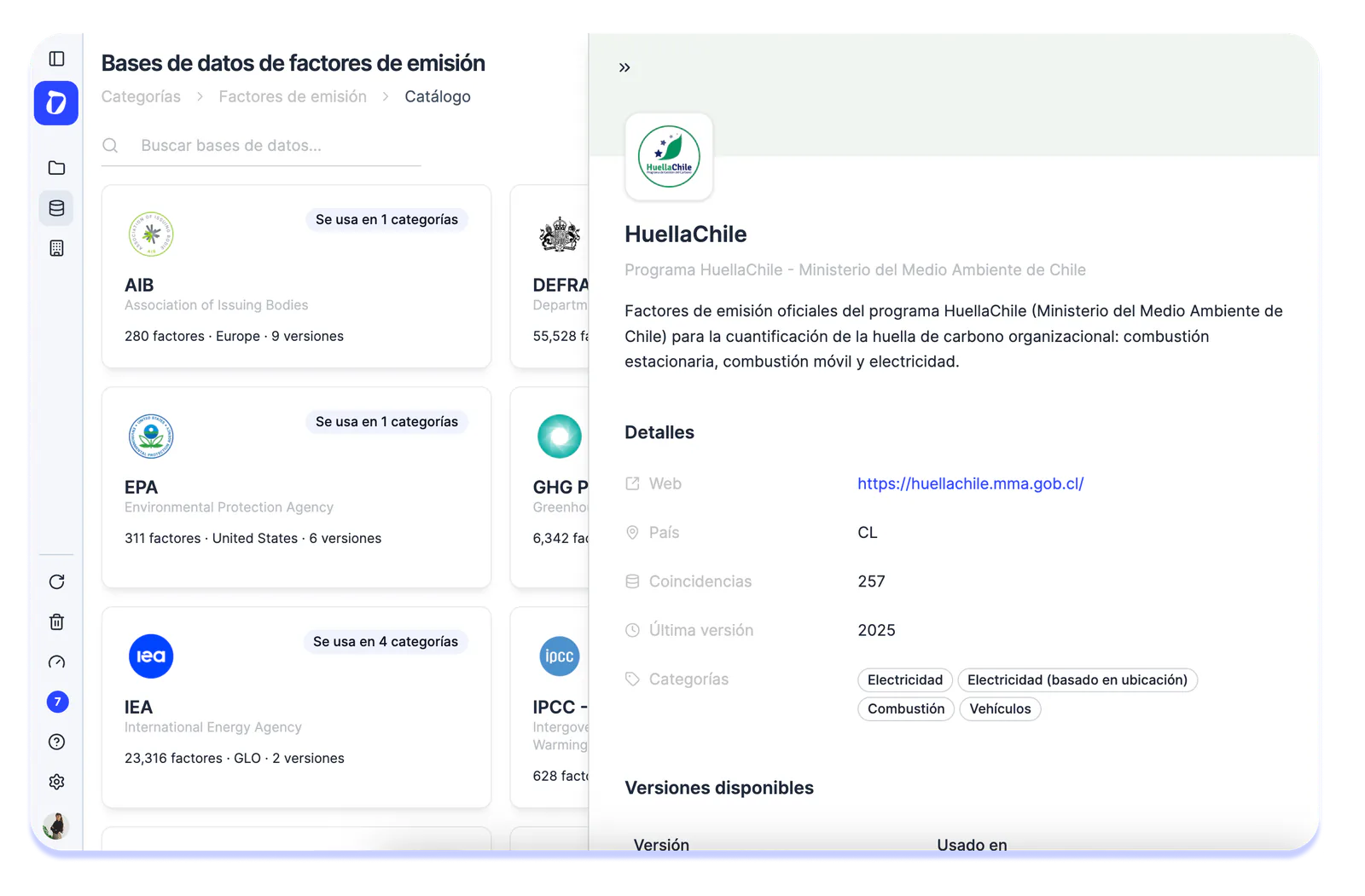 Nueva base de datos de factores de emisión: HuellaChile