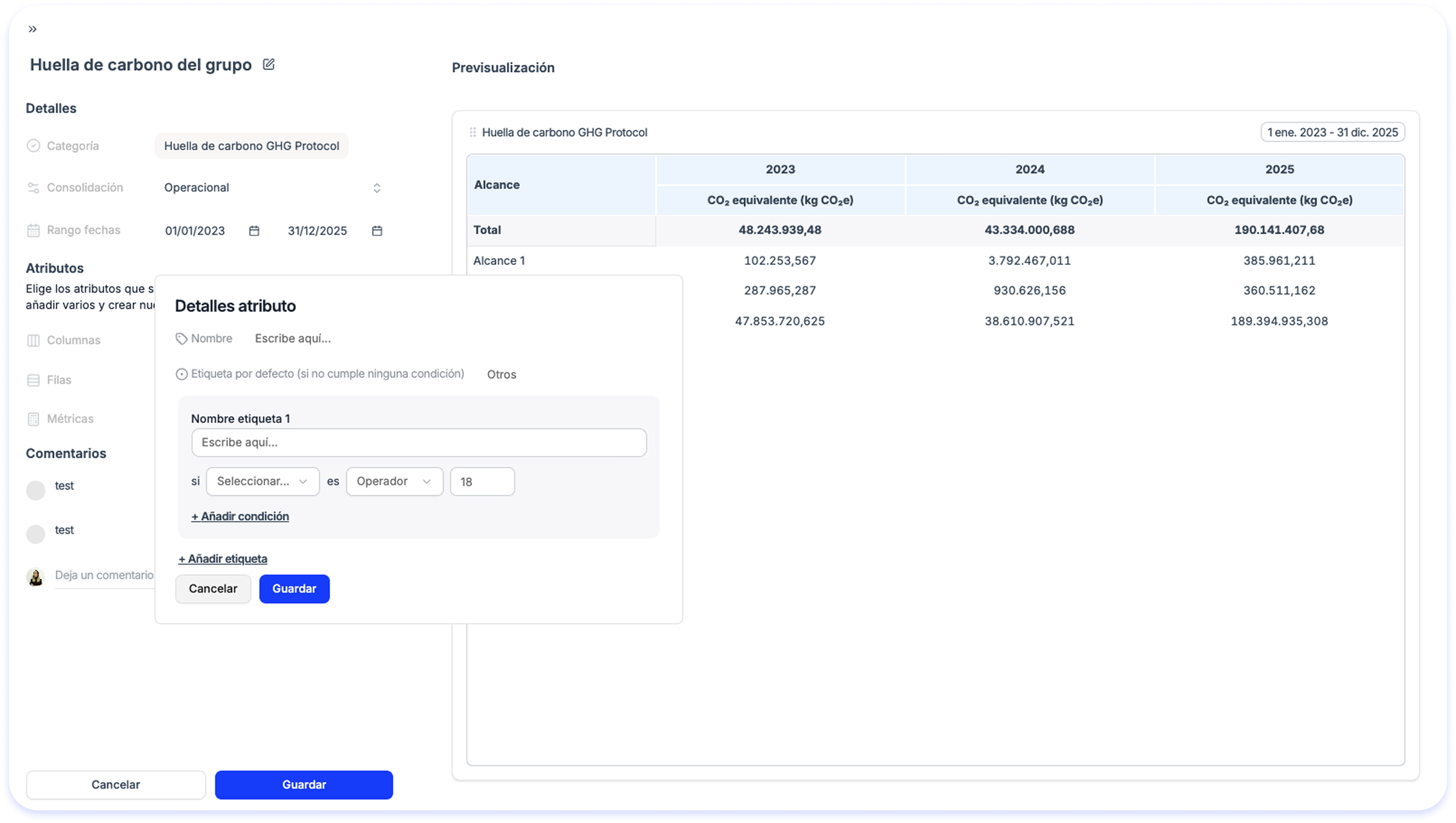 Nuevos atributos personalizados para clasificar tus datos