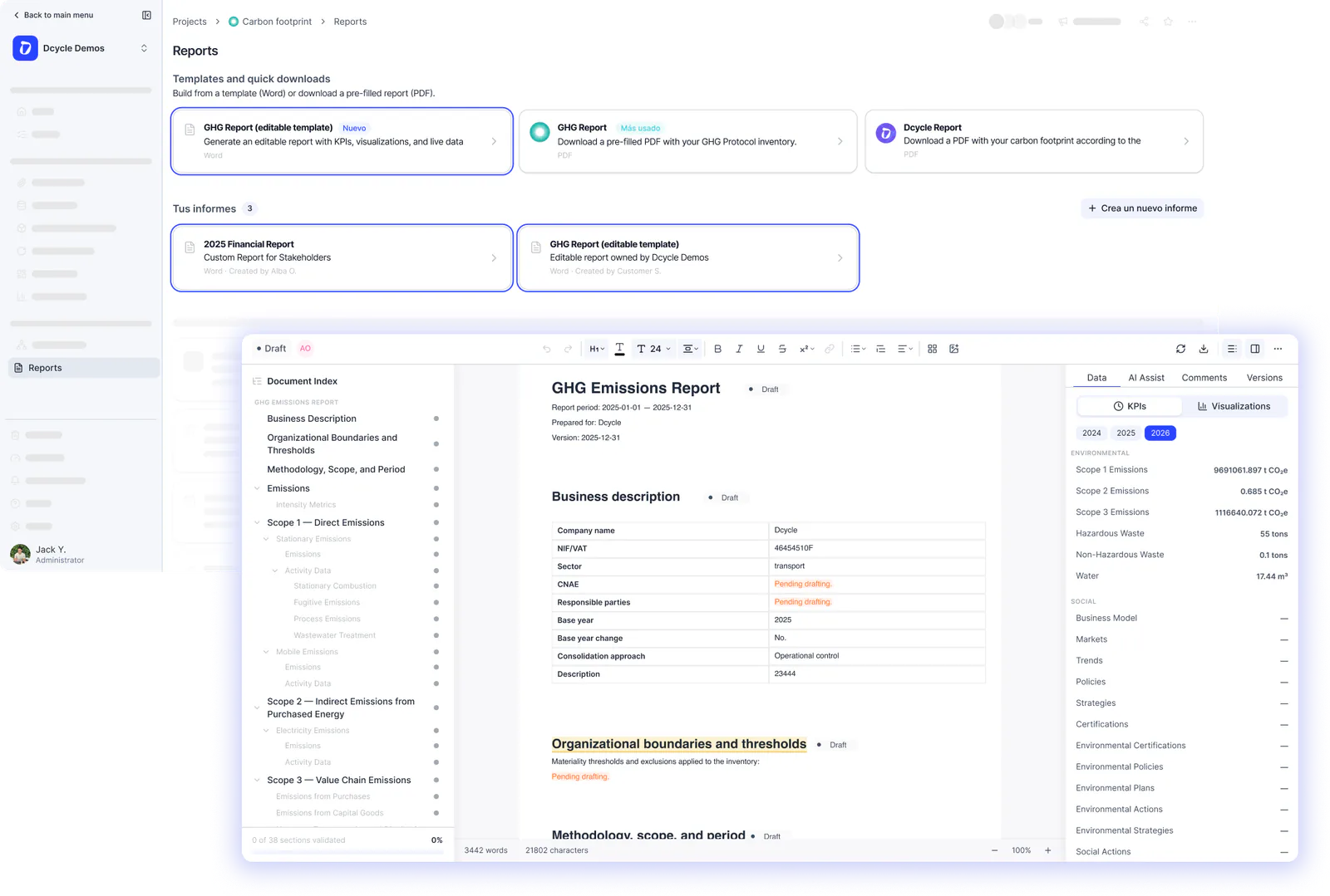 Reports experience redesigned