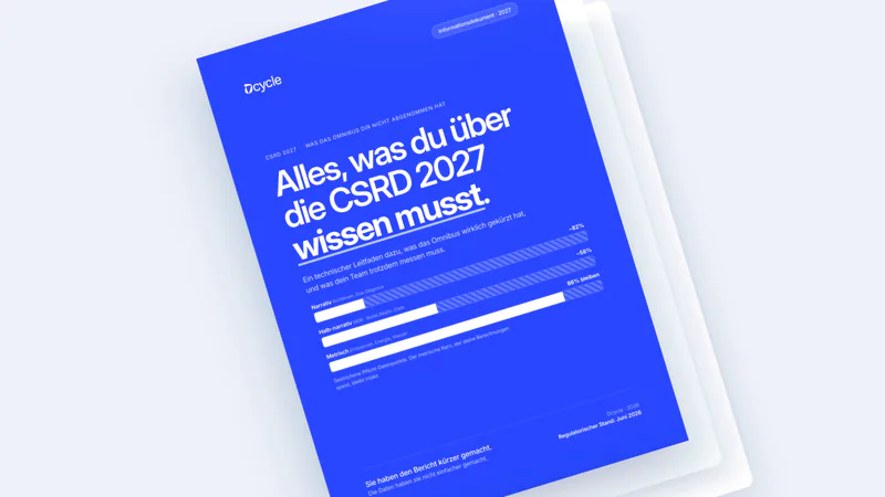 Alles, was Sie 2027 über die CSRD wissen müssen