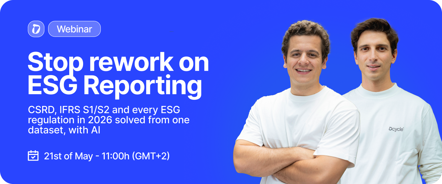 Stop reporting twice: ESG compliance in 2026